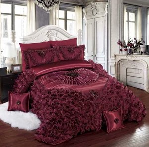 ベッドシーツ刺繍入り - Product Image 3