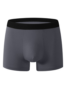 Custom <strong>Mens</strong> Sports Boxer <strong>Briefs</strong> Solid Color Comfortable Breathable Fabric Active Underwear for Daily Training and Fitness - Product Image 1