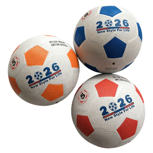 Ballon de football en caoutchouc n°5, taille <span class=keywords><strong>4</strong></span>, pour l'entraînement sportif en extérieur – Offre spéciale - Product Image 2