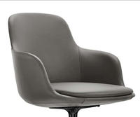 Fauteuil d'appoint à structure en acier avec fonction de transport facile pour la décoration de suites d'hôtel et de salons