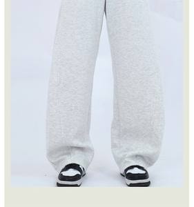 <span class=keywords><strong>Pantaloni</strong></span> Sportivi <span class=keywords><strong>Bianchi</strong></span> da Donna a Gamba Larga, Vita Alta Stile Baggy Casual da Allenamento con Coulisse e Tasche Tinta Unita Stile Cargo - Product Image 6