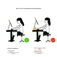 Support élégant et minimaliste en acrylique pour tablette PC, ordinateur portable, moniteur, tablette
