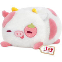 Almohada de Peluche de Gato Negro Kawaii Personalizada, Ojos Grandes, Animal de Peluche Relleno de Algodón PP Suave, OEM ODM, Regalo al por Mayor para Niños