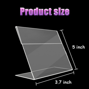 Bán Buôn Thực Phẩm Cấp Nhựa Hội Đồng Quản Trị Dễ Dàng Để Làm Sạch Dấu Hiệu Acrylic Menu Bảng Khung Ảnh Thiết Kế Với Nam Châm Cho Hiển Thị Bàn Sử Dụng - Product Image 2