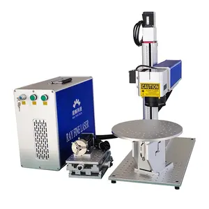 30W 50W 80W fiber laser engraving jewlery blanks laser engraving machine for promotional products