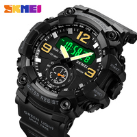 SKMEI Outdoor Herren Digital Sport uhr Datum Countdown Wasserdichte Herren Armbanduhren Großes Zifferblatt Uhr reloj hombre