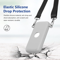 Accessoire pour lunettes VR casque antichoc protection complète batterie housse de transport ajuster bandoulière bandoulière étui en silicone