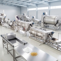 Productielijn voor aardappelchips, nieuw model 2026, met automatisch verpakkingssysteem voor de productie van opslagstabiele instant aardappelpuree.