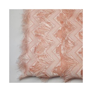 2024 ใหม่แฟชั่น 100% โพลีเอสเตอร์ Jacquard ระบายอากาศคลื่นทอผ้าเสื้อผ้าสิ่งทอ - Product Image 6