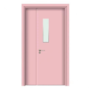 Bibliothèque résistante à l'eau laminé prix compétitif dortoir OEM buanderie en bois salle d'école auditorium sécurité porte coupe-feu - Product Image 2