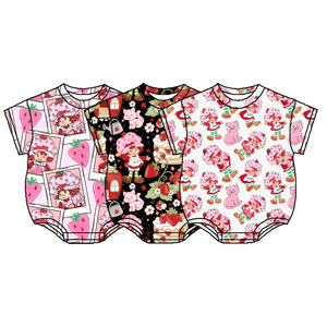 ชุดนอนชิ้นเดียวทำจากไม้ไผ่ชุดรอมเปอร์ของเด็กทารกสไตล์ฟองสบู่ - Product Image 1