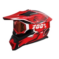 Nouveau casque de moto tout-terrain ABS avec lunettes de motocross et visière miroir dorée, homologué DOT pour adultes et jeunes, course cross-country
