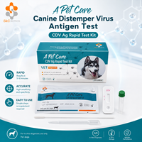 Kit de test rapide combiné antigénique pour le virus de la maladie de Carré canine et le virus de la parvovirose (CDV CPV Ag) – Cassette rapide – Échantillon gratuit – Fournisseur OEM – Kit d'exportation