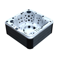 Spa de nage moderne Balboa Control Kingston pour 4 à 6 personnes, idéal pour villas et hôtels, avec fonction massage, pour jardin extérieur