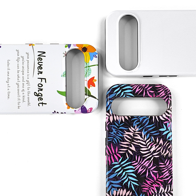 SubbankWholesale Sublimation 3d 2 in 1 Coated Phone Case Blanks Matte Glossy for Google Pixel 9/9 Pro Mobile Phone Cover