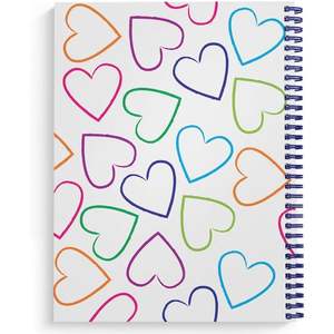 Cuaderno/Diario A5 personalizado Full Love, variedad de alambre plano laminado suave, incluye diario de papel de tela de cuero PP - Product Image 2