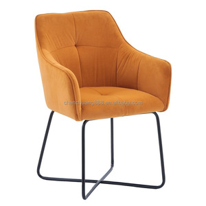 Il nuovo Design della <span class=keywords><strong>Lounge</strong></span> del ristorante è la vendita calda sedia in velluto rosa trapuntato in tessuto antico - Product Image 4