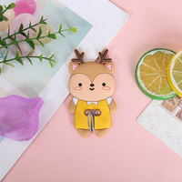Crochet adhésif mural sans trace AiLi, motif animal de dessin animé, pour cuisine et chambre – Fixation murale sans perçage