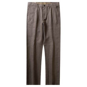 Nuovi <span class=keywords><strong>pantaloni</strong></span> Casual da <span class=keywords><strong>uomo</strong></span> sottili di fascia alta da <span class=keywords><strong>uomo</strong></span> in <span class=keywords><strong>lino</strong></span> puro e morbido e liscio - Product Image 3