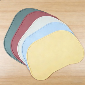 Bpa Free Foldable Waterproof Oven Safe Customizable Sizes Baby Silicone <b>Dinner</b> <b>Table</b> <b>Mat</b> - Product Image 1