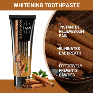 Dentifrice blanchissant à <span class=keywords><strong>la</strong></span> cannelle et au charbon <span class=keywords><strong>de</strong></span> bois Aichun Élimine efficacement <span class=keywords><strong>la</strong></span> <span class=keywords><strong>mauvaise</strong></span> <span class=keywords><strong>haleine</strong></span> Prévient les caries Dentifrice blanchissant aux herbes - Product Image 3