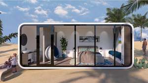 Contenedor de Envío Prefabricado de 40 pies, Casa Modular Ecológica, Oficina, Escuela, Edificios de Apartamentos, Paneles Sándwich, Taller - Product Image 5