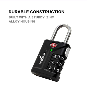 <span class=keywords><strong>Tsa</strong></span> kết hợp khóa ổ khóa với ngay lập tức <span class=keywords><strong>TSA</strong></span> kiểm tra cảnh báo, travek Túi khóa, kết hợp ổ khóa của túi hành lý <span class=keywords><strong>TSA</strong></span> - Product Image 4