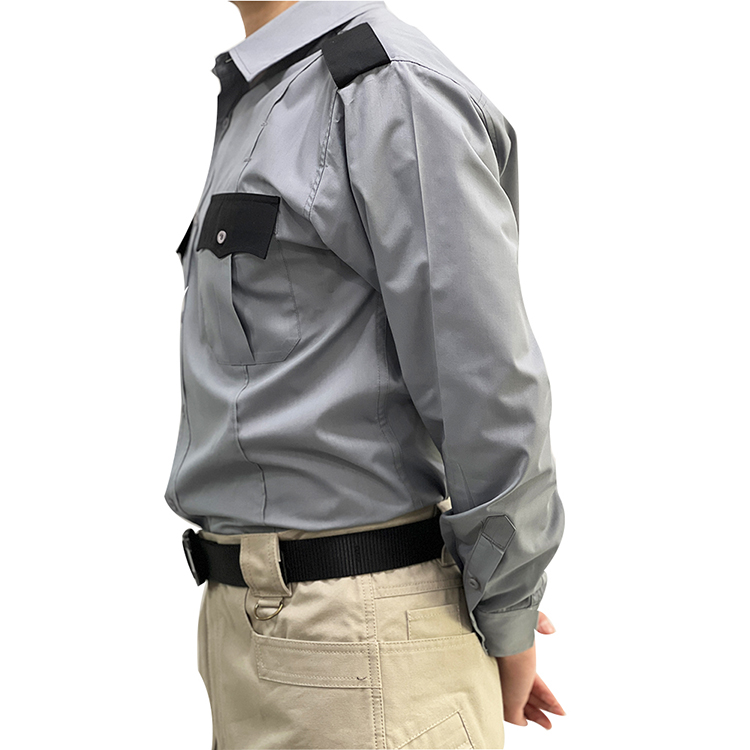 Wholesale High Quality Security Guard Uniform Dark Blue Security Uniform Shirts