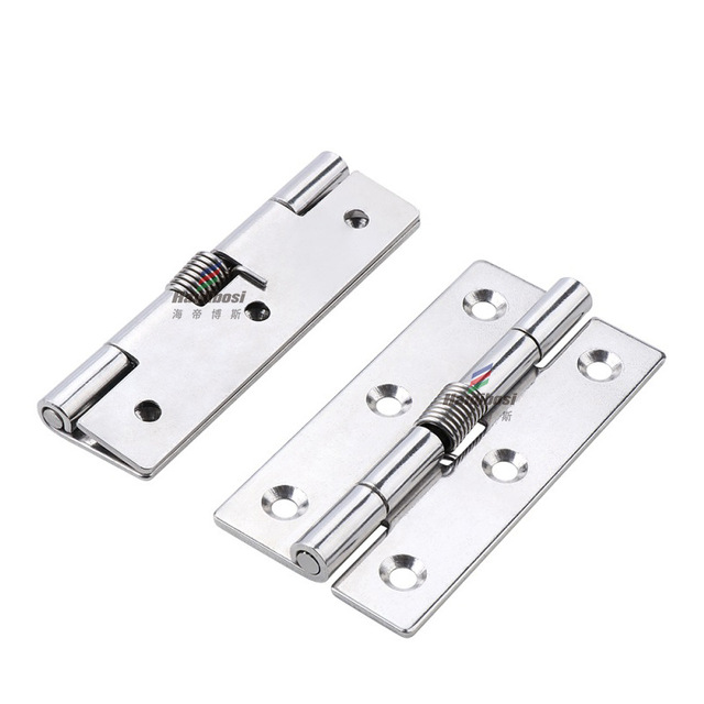 1 Inch 15 Inch 304 Stainless Steel Spring Hinge Door Window Hardware Accessories Automatic Return Elastic Hinge Modern