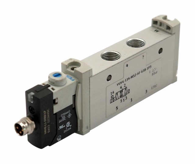 VUVGL14M52ATG181P3 Solenoid Valve 8 Bar for Plc