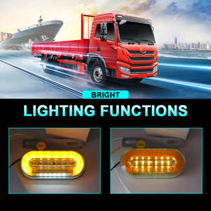 Luz Lateral LED de Doble Color Blanco y Amarillo, 8W, 12V-24V, IP68, Impermeable, Luz de Señalización de Emergencia, con 2 Años de Garantía - Product Image 6