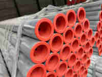 Schedule 40 Prix Diamètre 110mm 90mm 50mm Tube en acier Tuyau GI galvanisé à chaud pour serre