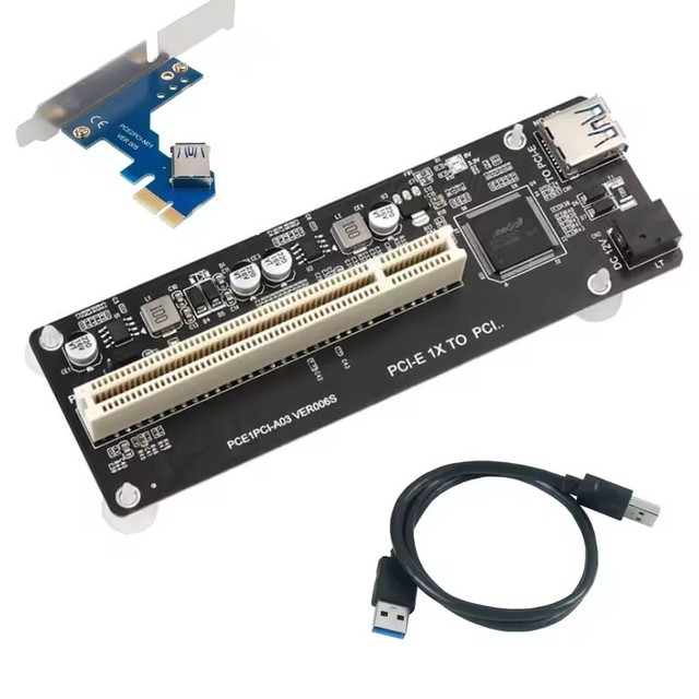 PCIe to PCI Adapter PCI Express x1 to PCI Converte Card for Desktop External Capture Card Sound Card Expansion