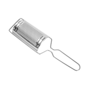 Rallador de queso de acero inoxidable rectangular con diseño arqueado para jengibre y ajo, herramienta de cocina duradera, apta para contacto con alimentos. - Product Image 2