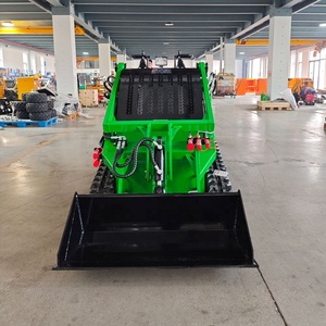Mini-chargeuse sur chenilles TOSH Engine avec godet 4-en-1 - Product Image 1