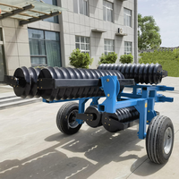 Rouleau compacteur agricole pour tracteur, largeur 4,5m-7,5m, pour compactage de sol et ameublissement, prix usine