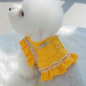 Arnés para Perro de Tweed, Ropa Exterior Premium para Mascotas, Tela de Tweed de Lujo OEM, Forro de Piel Sintética Suave, Arnés Todo en Uno para Mascotas - Product Image 5