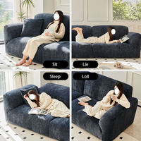 Nouveau design moderne, fauteuil de relaxation compressé, canapé rembourré en tissu, compressé dans une boîte pour le salon, meubles pour la maison