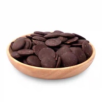 Pépites de chocolat noir et blanc semi-doux véganes en gros pour la pâtisserie et la confiserie au cacao