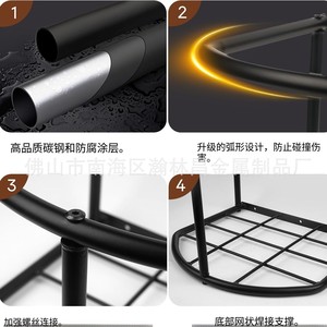Soporte para cubos de agua y alimento para caballos, de metal resistente, para montar en la pared, 15x13x10 pulgadas, multiusos para ganado - Product Image 2