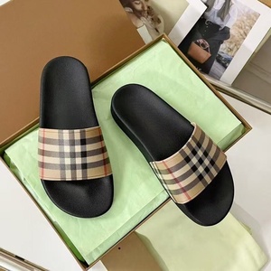 Zapatos Slip-on de Moda Primavera/Verano, Diseño Lujoso con Patrón a Cuadros, Suela Suave, Transpirables, Cómodos, Ligeros, Suela Gruesa - Product Image 1