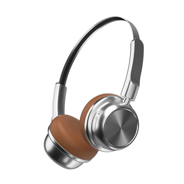 New Retro Fashion CR-20 On-Ear & Over-Ear Gaming Headset with Long Battery Life Maillard Metal 5.4 Chipset for Travel JL