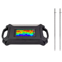 ADMT-300AX detektor mineral, kedalaman 300m magnetometer proton presisi tinggi bidang pencitraan otomatis menemukan gloden