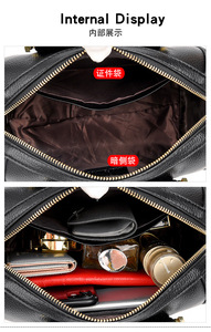 Nouveau Sac à Main Femme Bandoulière Sac Boston en PU Tendance Confortable pour le Quotidien - Product Image 6