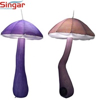 Décoration de champignon gonflable avec Lumière LED pour le Parc à Thème, Événement, Fête, Décorations de Scène