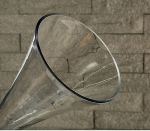 Offre Spéciale <span class=keywords><strong>80</strong></span> <span class=keywords><strong>cm</strong></span> de haut réversible trompette fleur Arrangement verre <span class=keywords><strong>Vase</strong></span> Design moderne mariage décor sol <span class=keywords><strong>Vase</strong></span> - Product Image 5