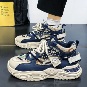 Men's <b>Shoes</b> 2026 New Spring Youth Casual Running Sports <b>Shoes</b> Student Thick Sole Non slip Dad <b>Style</b> <b>Shoes</b> Men - Product Image 1