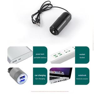 طقم مضخة هواء فاخرة للأحواض المائية من JY USB، مولد فقاعات صغير صديق للبيئة من البلاستيك، مهوية محمولة لحوض السمك، أحجار هواء، أكياس هواء، أحواض سمك مكتبية - Product Image 2
