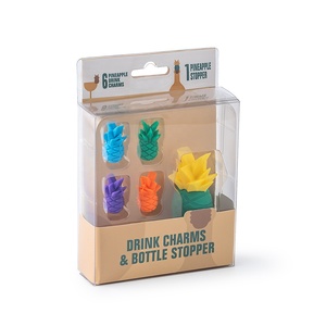 Autocollants en silicone pour <span class=keywords><strong>bouchon</strong></span> de <span class=keywords><strong>vin</strong></span> Séparateurs de verre à <span class=keywords><strong>vin</strong></span> Dispositifs d'étiquettes pour ananas Bâtons de <span class=keywords><strong>vin</strong></span> de fête Bouchons de bouteilles en silicone - Product Image 1