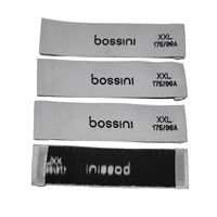 Usine Offre Spéciale Personnalisé Tissé Gros-Grain de Vêtement t-shirt Imprimé Fer Sur Étiquette Pour Les Vêtements